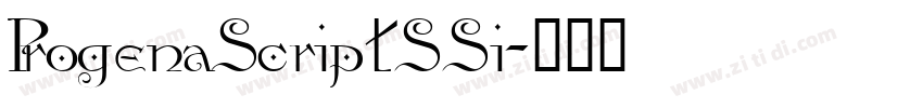 ProgenaScriptSSi字体转换