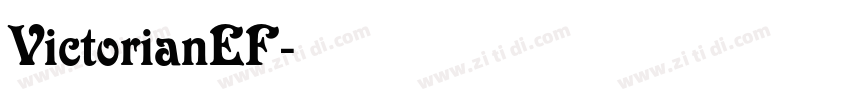 VictorianEF字体转换
