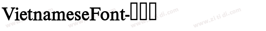 VietnameseFont字体转换