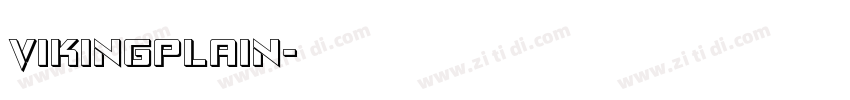 VikingPlain字体转换