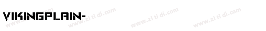 VikingPlain字体转换