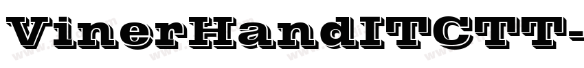 VinerHandITCTT字体转换