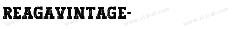 ReagaVintage字体转换