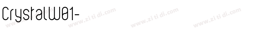 CrystalW01字体转换