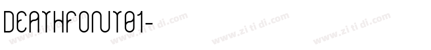 DEATHFONT01字体转换