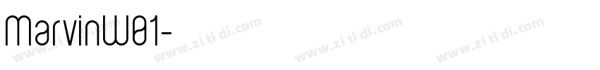 MarvinW01字体转换