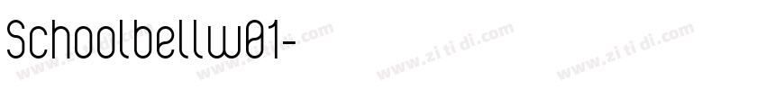 Schoolbellw01字体转换
