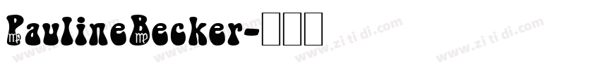 PaulineBecker字体转换