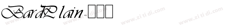 BardPlain字体转换