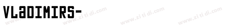 vladimirS字体转换