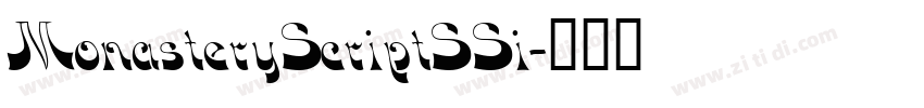 MonasteryScriptSSi字体转换