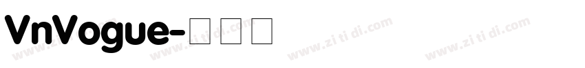VnVogue字体转换
