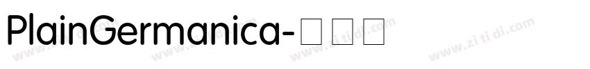 PlainGermanica字体转换