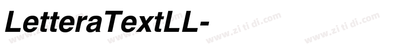 LetteraTextLL字体转换