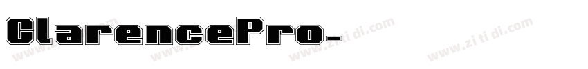 ClarencePro字体转换
