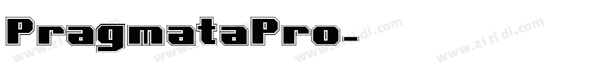 PragmataPro字体转换