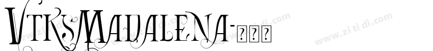 VtksMadalena字体转换