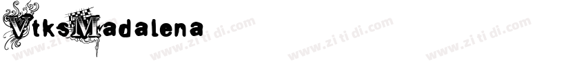 VtksMadalena字体转换