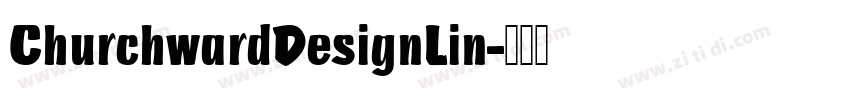 ChurchwardDesignLin字体转换