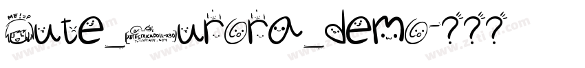 Cute_Aurora_demo字体转换