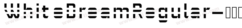 WhiteDreamRegular字体转换