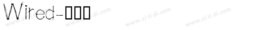 Wired字体转换