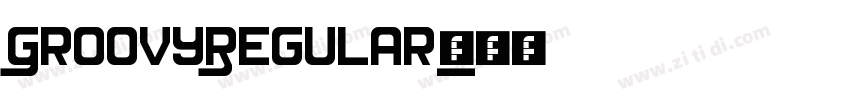 GroovyRegular字体转换