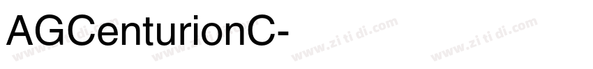 AGCenturionC字体转换