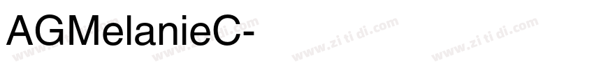 AGMelanieC字体转换