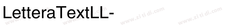 LetteraTextLL字体转换