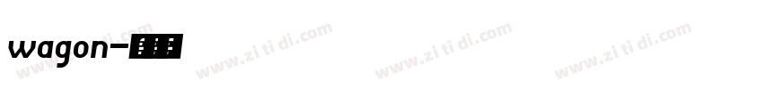 wagon字体转换