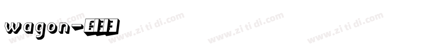 wagon字体转换
