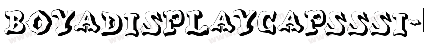 BoyaDisplayCapsSSi字体转换