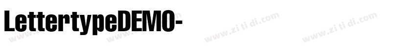 LettertypeDEMO字体转换