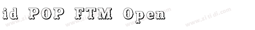 id-POP_FTM-Open字体转换