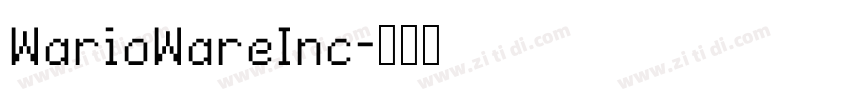 WarioWareInc字体转换