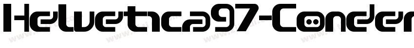 Helvetica97-Condense字体转换