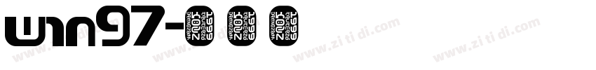 win97字体转换