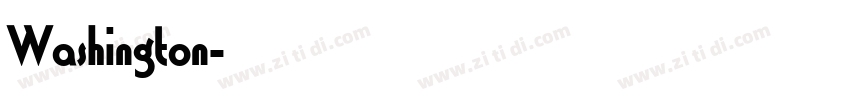 Washington字体转换