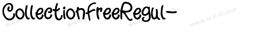 CollectionFreeRegul字体转换