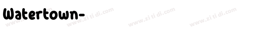 Watertown字体转换