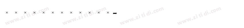 WaverlyLight字体转换