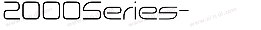 2000Series字体转换