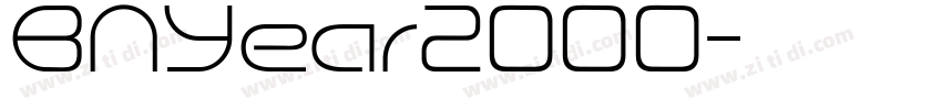 BNYear2000字体转换