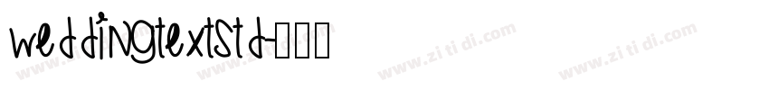 WeddingTextStd字体转换