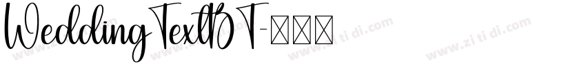 WeddingTextBT字体转换