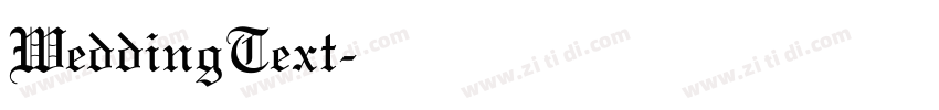 WeddingText字体转换