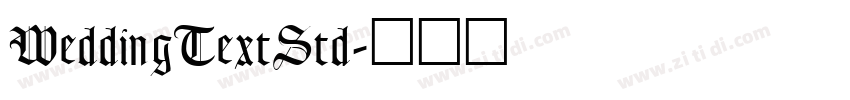 WeddingTextStd字体转换
