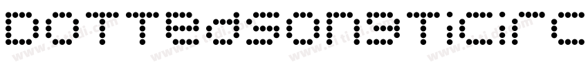 DottedsongtiCircleRe字体转换