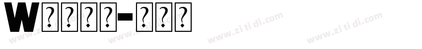 White字体转换